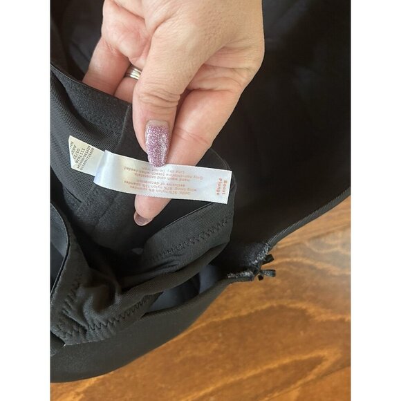 Cacique Lane Bryant Solid Black Boost Plunge Padded Bra Plus Size 42DDD - Picture 6 of 7